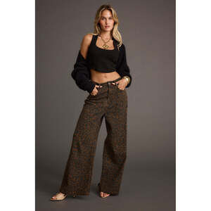 12th Tribe Midland Leopard Print Pant Size MM
